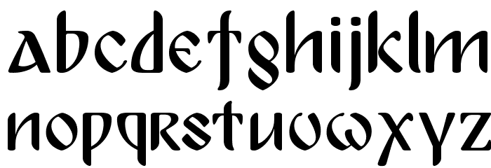 BulgariaModernaPro Font LOWERCASE