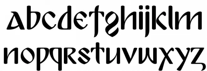 BulgariaModernaV3 Font LOWERCASE