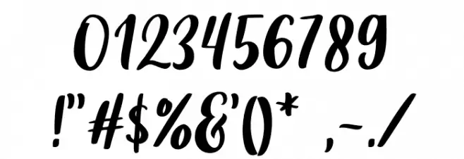 BulgariaScript Font OTHER CHARS