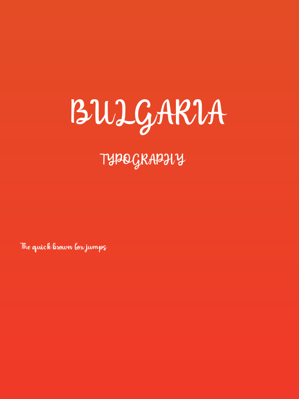 Bulgaria Poster