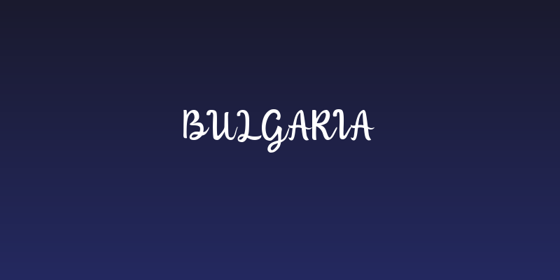 Bulgaria Social Header