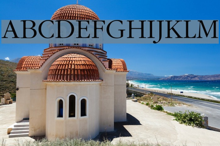 Bulgarian Garamond Font examples