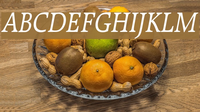 Bulgarian Italic Font examples