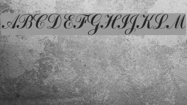 Bulgarian Kursiv Font examples