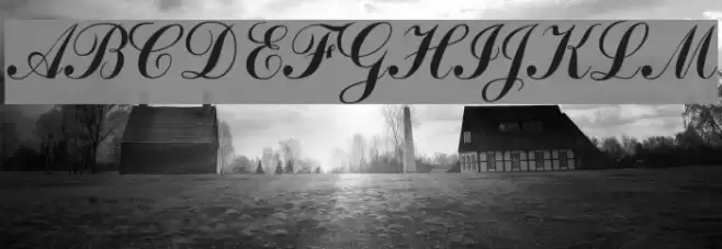 Bulgarian Kursiv Font examples