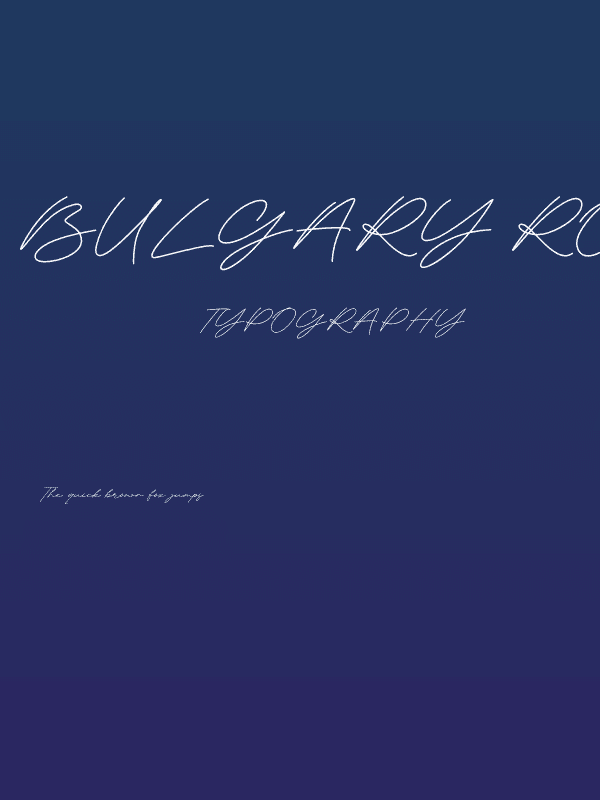 Bulgary Rose Poster