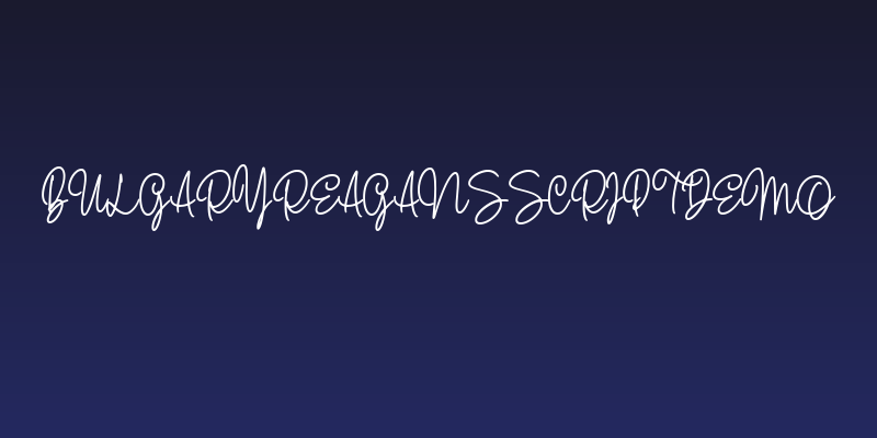 BulgaryReagansScriptDemo Social Header