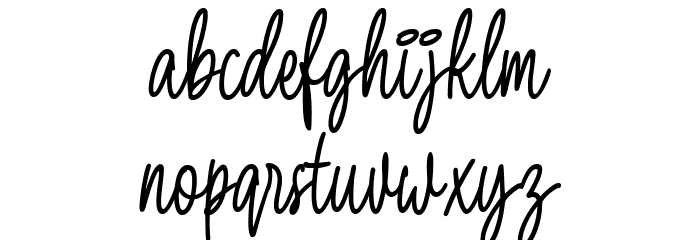 BulgaryReagansScriptDemo Font LOWERCASE
