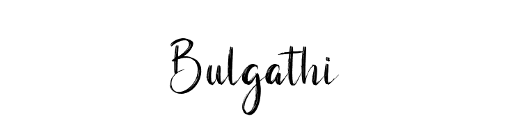 Bulgathi  フリーフォントのダウンロード