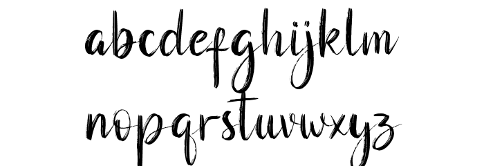 Bulgathi Font LOWERCASE