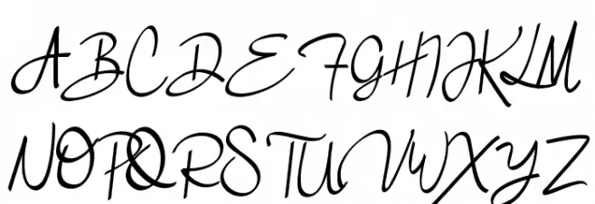 Bulgatti Schriftart Groß
