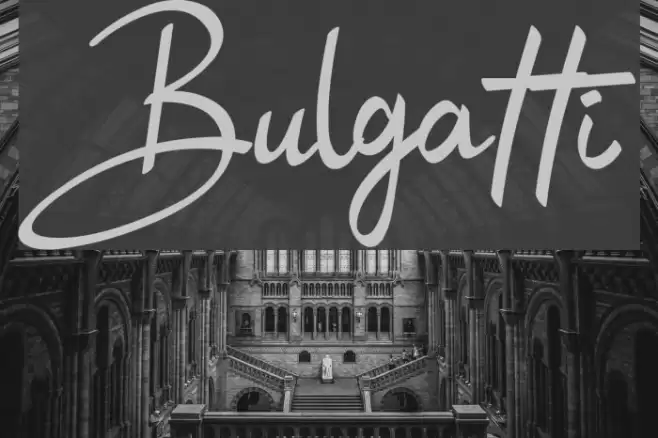 Bulgatti Font examples