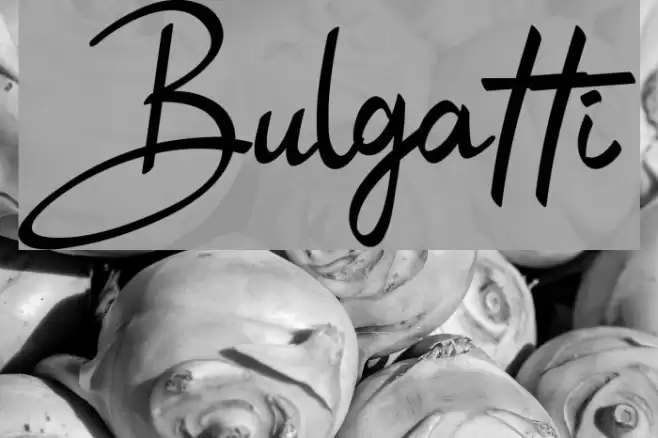 Bulgatti Font examples