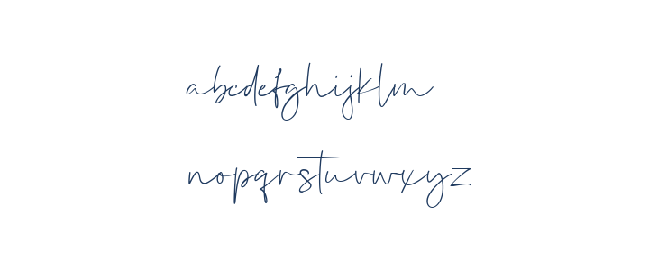 Bulgatty Signature Lowercase