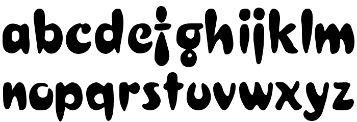 Bulge Normal Font LOWERCASE