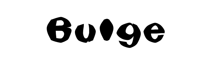 Bulge  免费字体下载