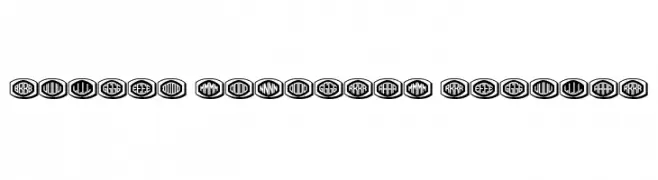 Bulged Monogram Regular  لخطوط تنزيل
