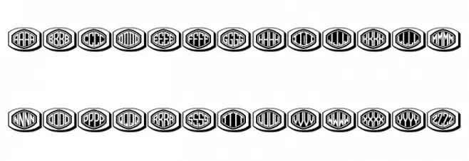Bulged Monogram Stylish Regular フォント 大文字
