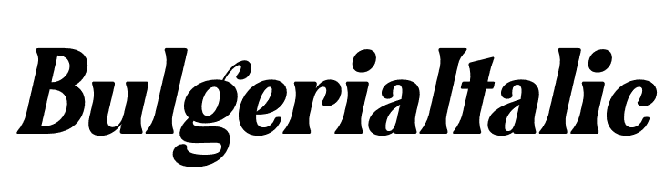 Bulgeria Italic  नि: शुल्क फ़ॉन्ट्स डाउनलोड
