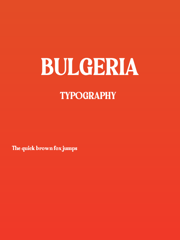 Bulgeria Poster