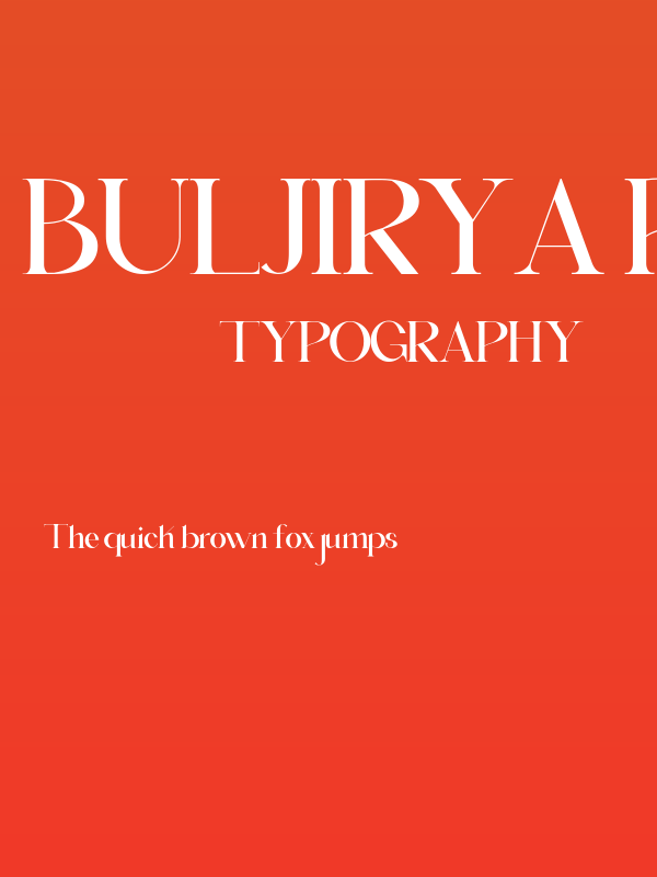 Buljirya Personal use Poster