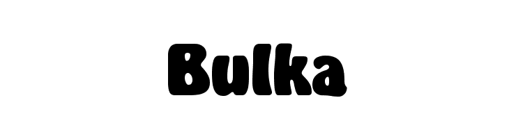 Bulka  Скачать бесплатные шрифты