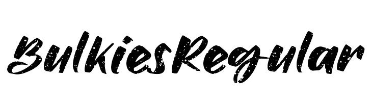 Bulkies Regular  font caratteri gratis