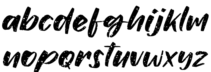Bulkies Regular Font LOWERCASE