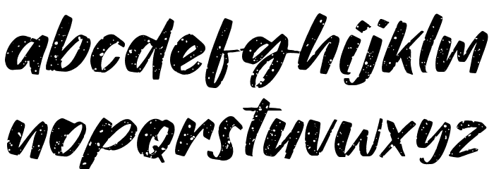 Bulkies Regular Font LOWERCASE