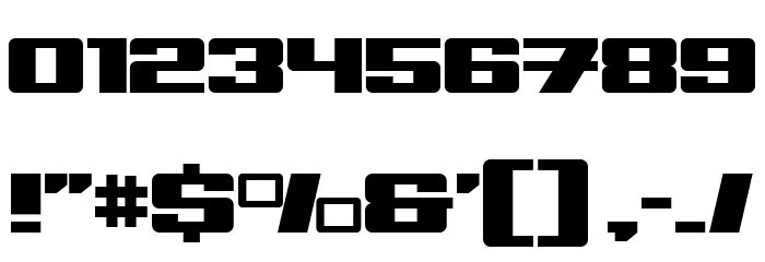 Bulksans Regular Font OTHER CHARS