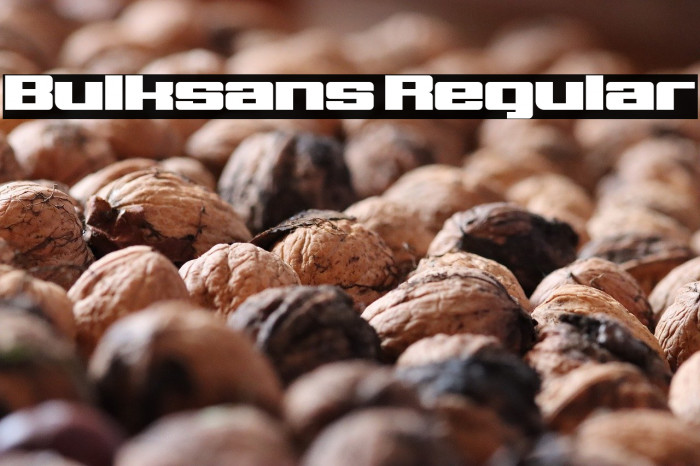 Bulksans Regular Example 2