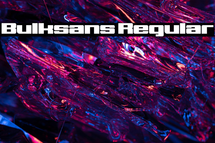 Bulksans Regular Example 3