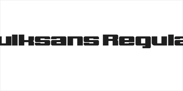 Bulksans Regular Logo