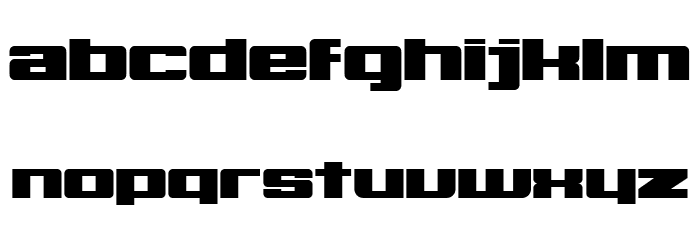 Bulksans Regular Font LOWERCASE