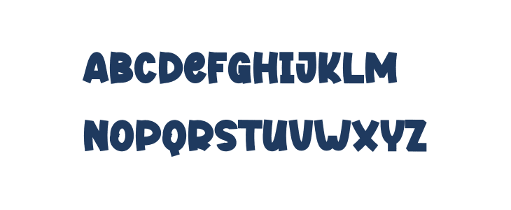 Bulky Banana Uppercase