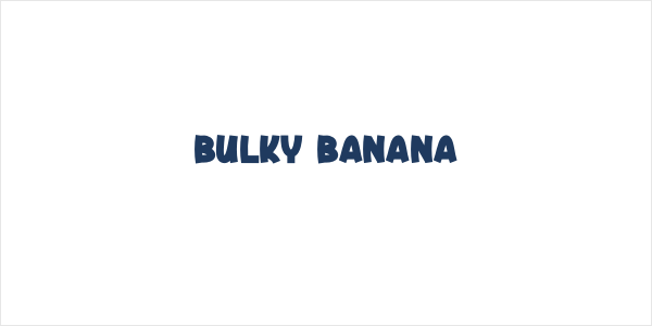 Bulky Banana Logo