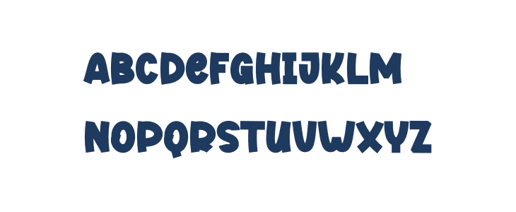 Bulky Banana Lowercase