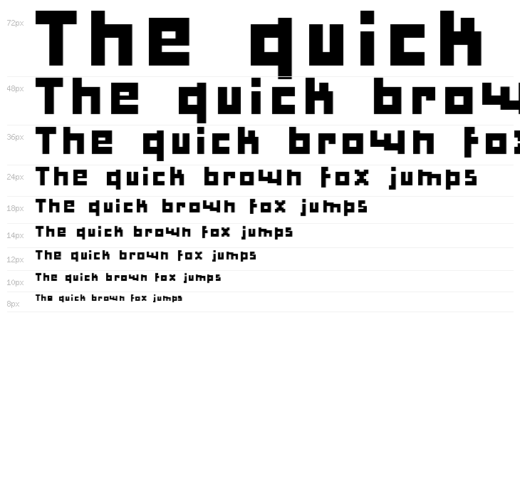 Bulky Pixels Waterfall