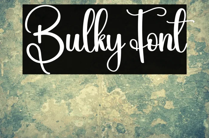Bulky Example 1