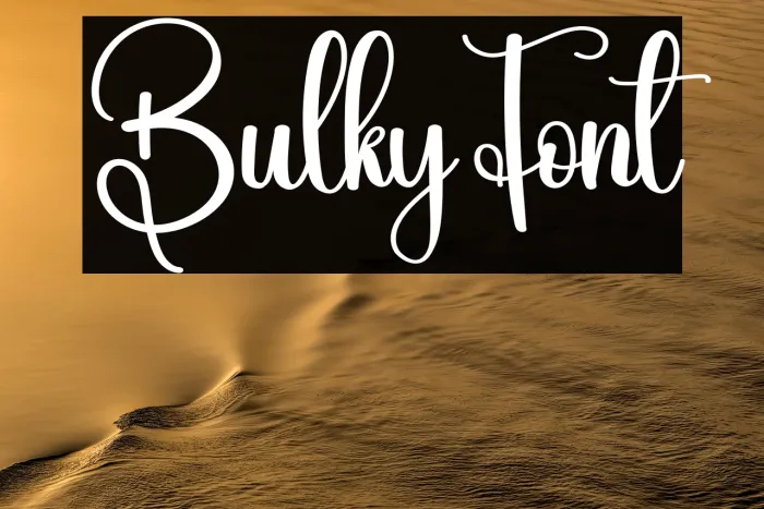 Bulky Example 3
