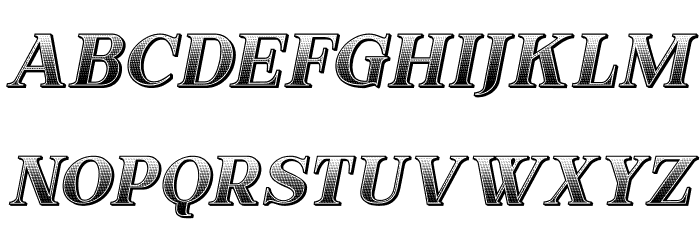 Bull Italic Font LOWERCASE
