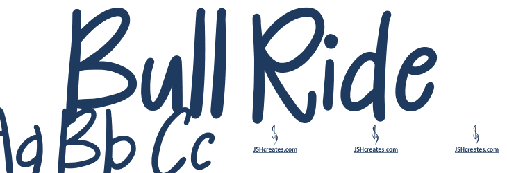 Bull Ride Font Preview