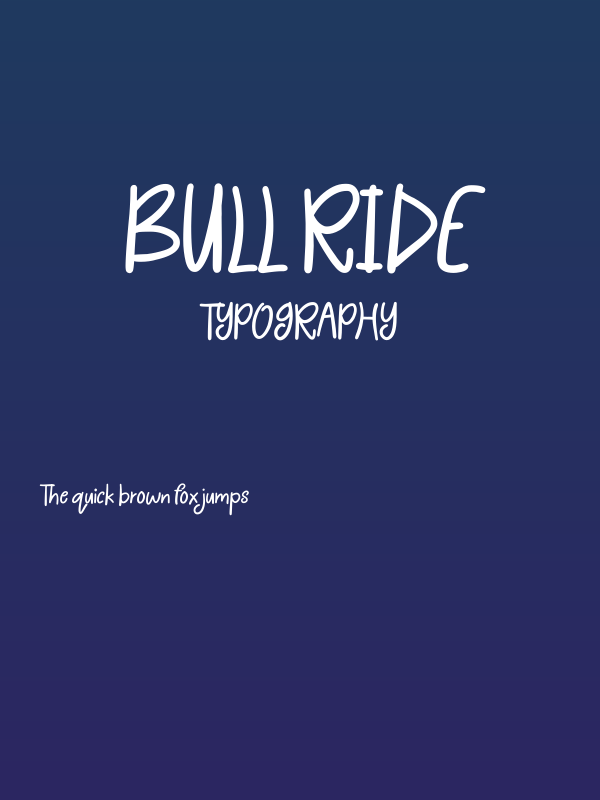 Bull Ride Poster