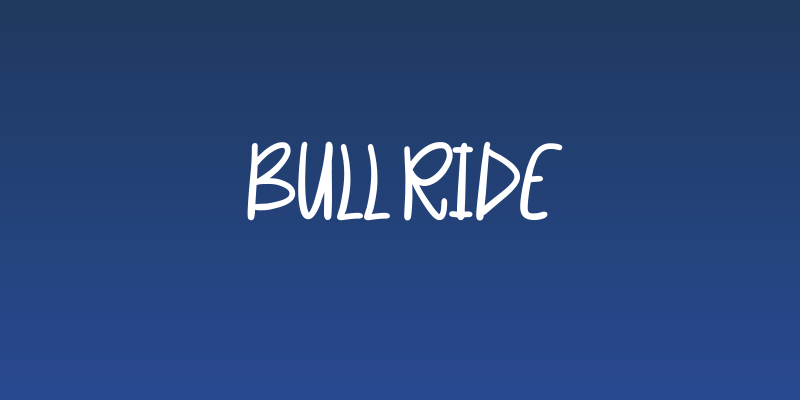 Bull Ride Social Header