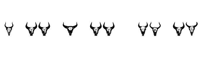 Bull Skulls Regular Font