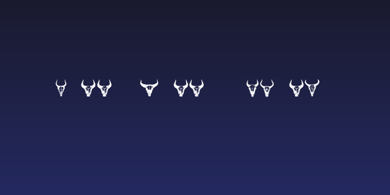 Bull Skulls Regular Social Header