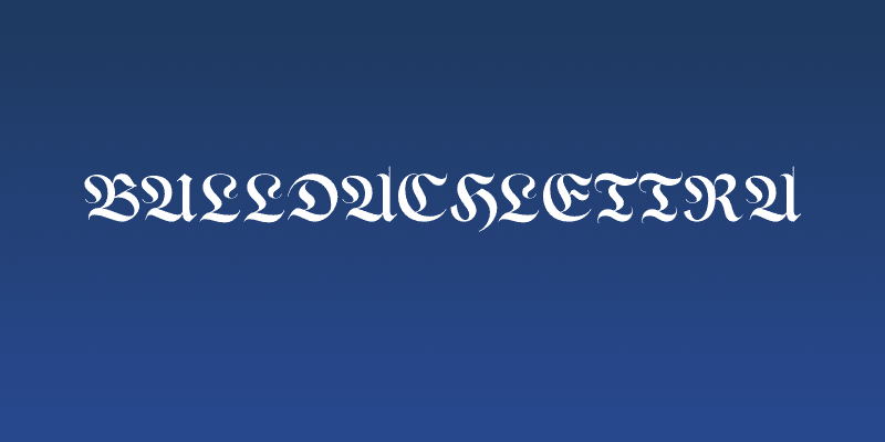 BulldachLettra Social Header