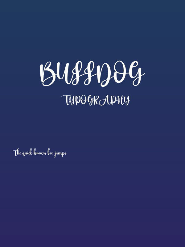Bulldog Poster