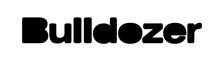 Bulldozer Font