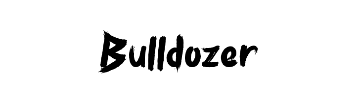 Bulldozer  Fuentes Gratis Descargar